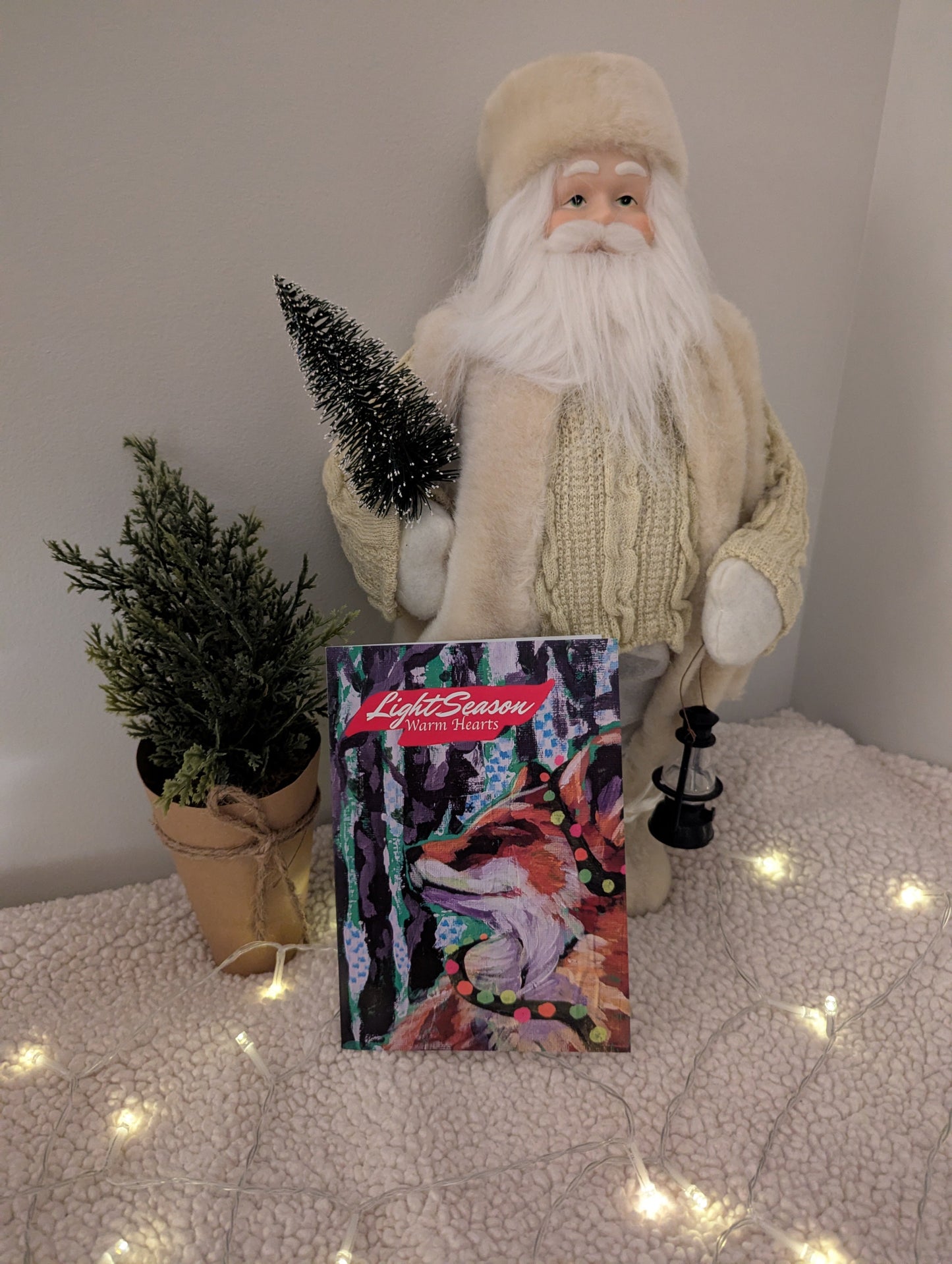 Greeting Card: Light Season, Warm Hearts